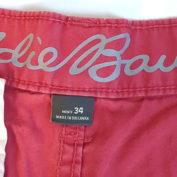 Eddie Bauer Men's 34 Pink Shorts - Picture 3 of 3